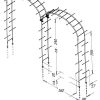 Rosenbogen Arkaden-Anbausatz HORTUS 160 – Bild 2